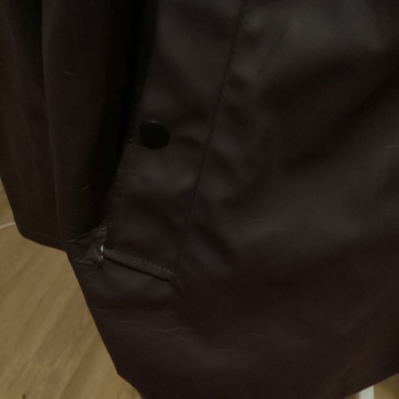 New look Large aubergine men’s rain coat - Picture 5 of 6